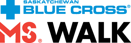 2023 Saskatoon Saskatchewan Blue Cross MS Walk Logo